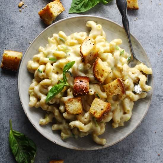 Hidden Zucchini Mac and Cheese