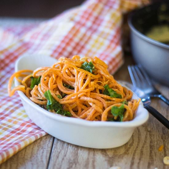Sweet Potato Vegan Alfredo