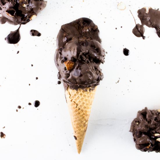 No-Churn Chocolate Stout Ice Cream