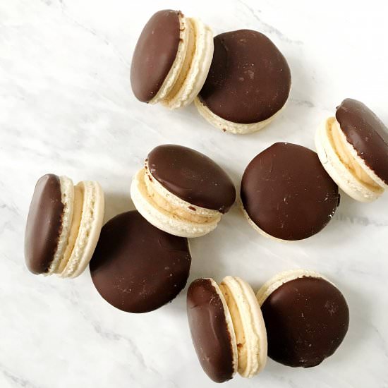 Choc. PB Cheesecake Macaron Filling