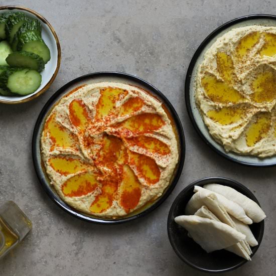 roast garlic hummus