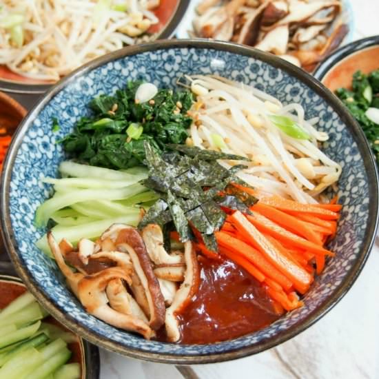 Vegetarian bibimbap
