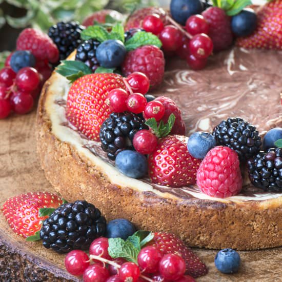 Chocolate Marble Cheesecake