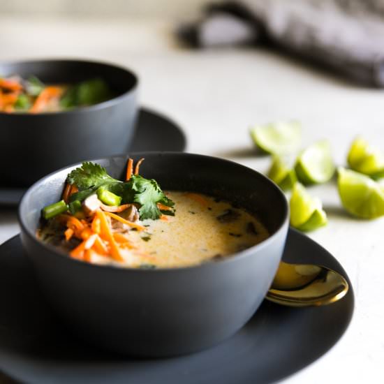 Vegetarian Thai Coconut Soup