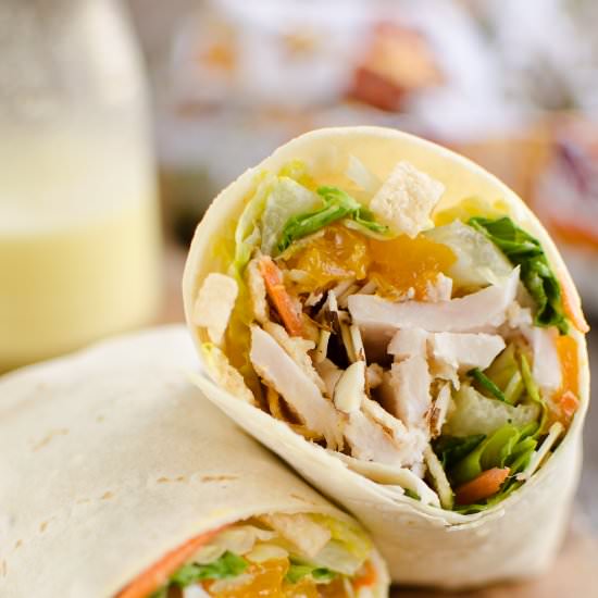 Crunch Orange Chicken Wrap