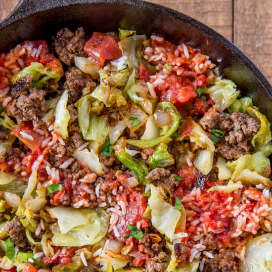 Stuffed Cabbage Casserole