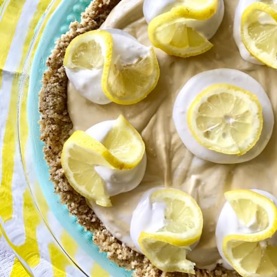 Low Carb Lemon Delight Pie
