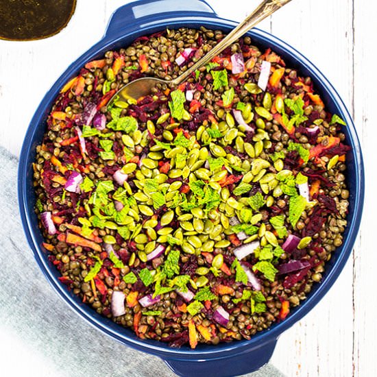 Loaded Lentil Salad