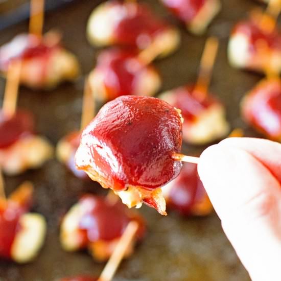 Bacon Wrapped Chicken Bites