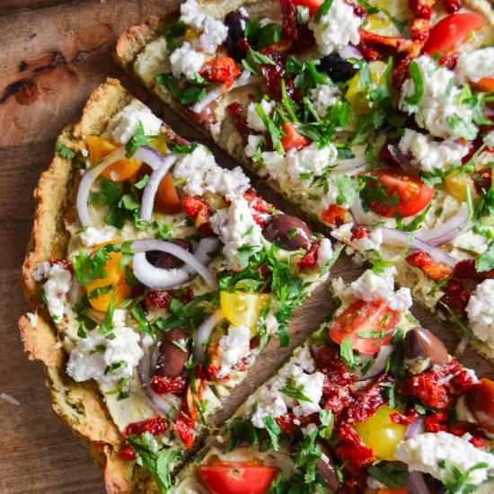 Mediterranean Falafel Pizza