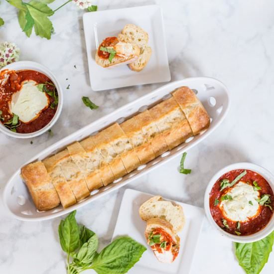 Simple Goat Cheese and Marinara