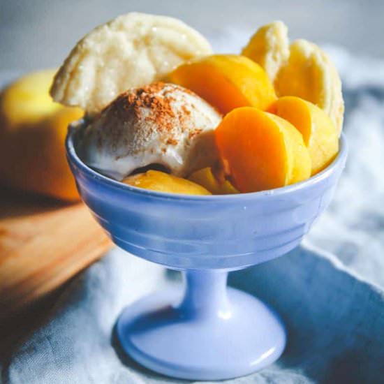 Easy Dessert with Pie Peaches