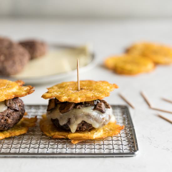 Black Bean Toston Burger