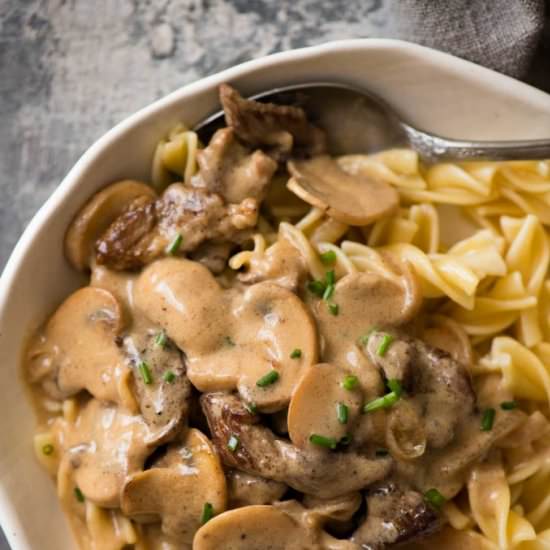 BEEF STROGANOFF