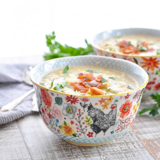 Slow Cooker Chicken Corn Chowder