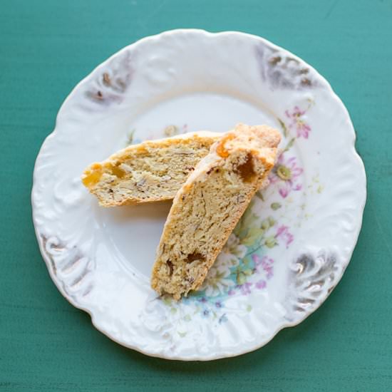 Ginger Almond Biscotti