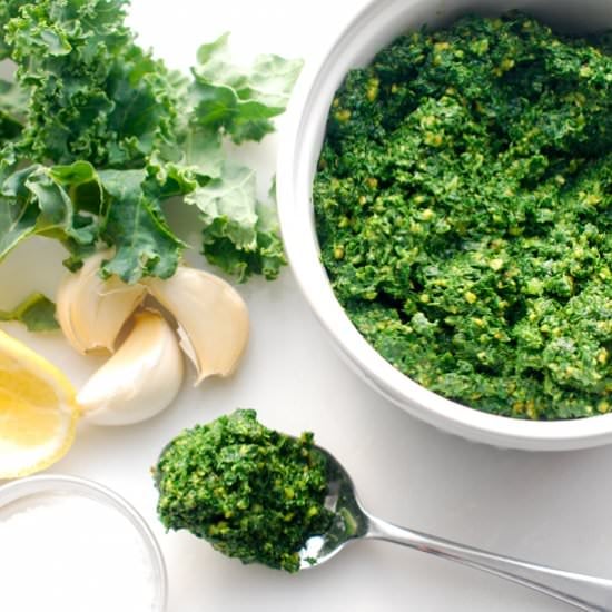 Kale and Pistachio Pesto