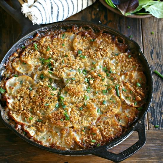 Cheesy Beef and Potato Casserole