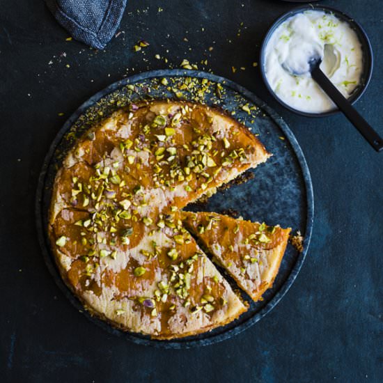 Apricot and Lime Olive Oil Cake