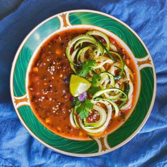 Instant-Pot Chipotle Lentil Soup