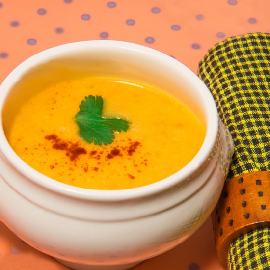 Lemony Carrot and Cauliflower Soup