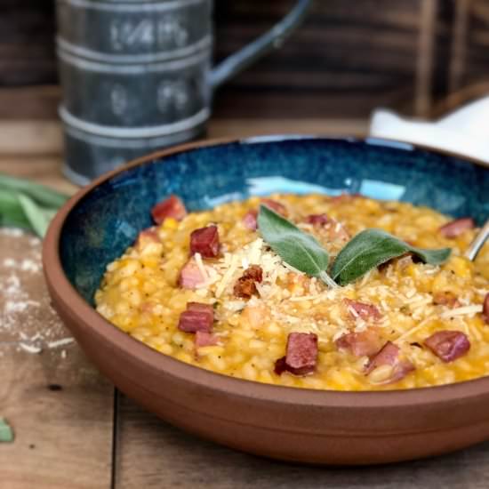 Butternut Squash/Pancetta Risotto