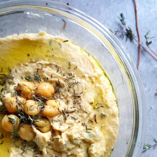 Lemon Thyme Hummus