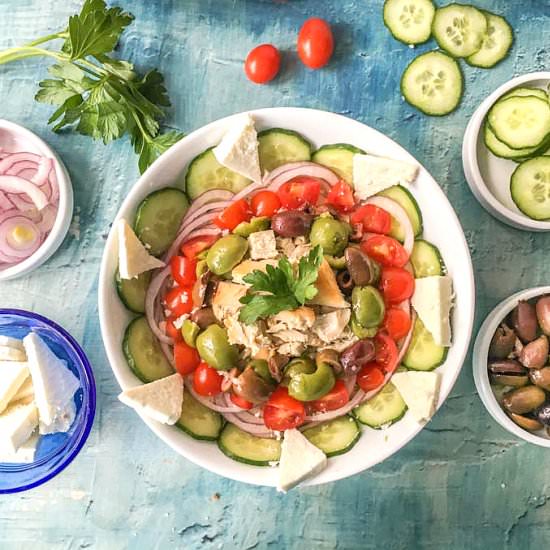 Low Carb Greek Cauli Rice Bowl