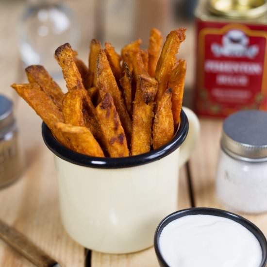 Baked sweet potato fries