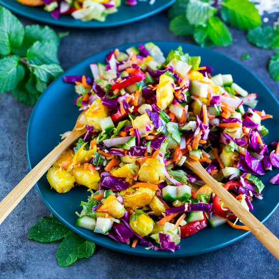 Thai Chopped Salad with Shrimp