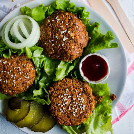 Walnut Flax Burgers