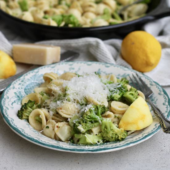 Orecchiette with Broccoli and Lemon