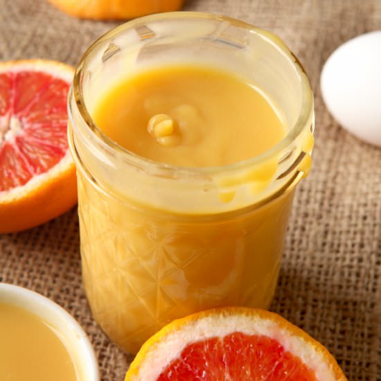 Easy Blood Orange Curd