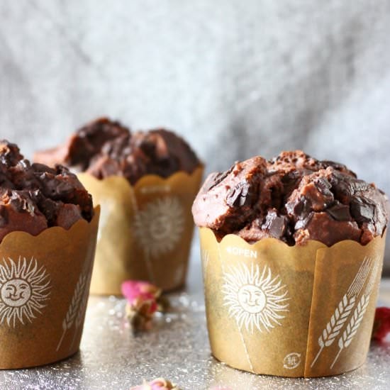 Gluten-Free Vegan Chocolate Muffins