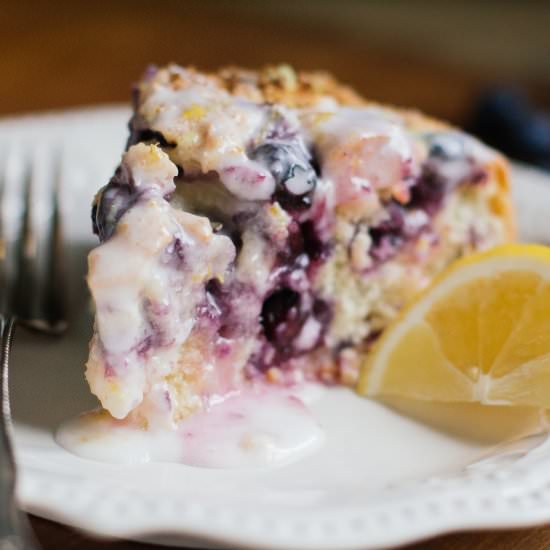 Gluten-free Blueberry Lemon Cake