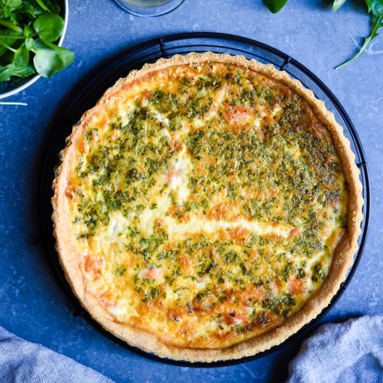 Smoked Salmon Quiche