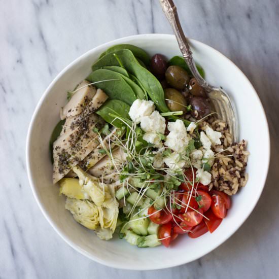 Greek Chicken Bowls