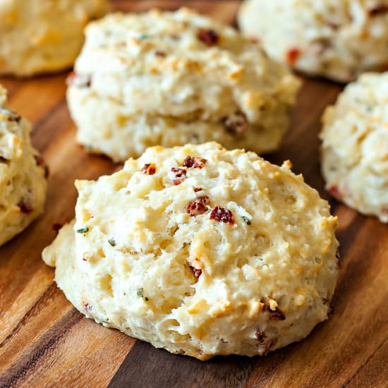 Asiago Sun Dried Tomato Biscuits