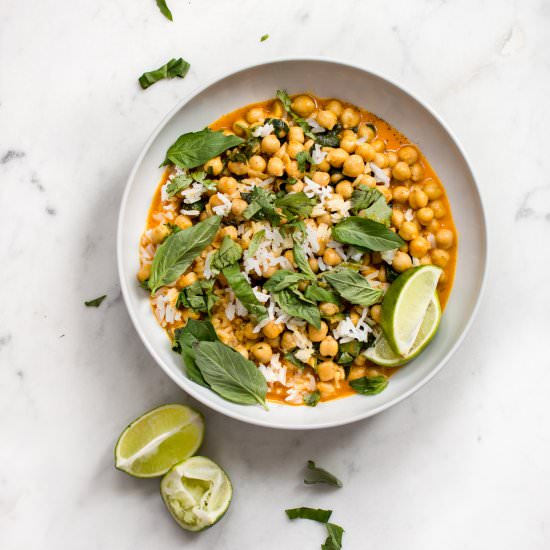 Chickpea Coconut Curry