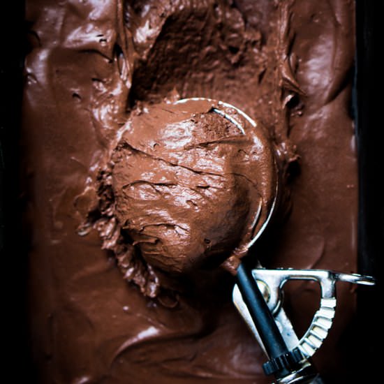 Keto No-Churn Chocolate Ice Cream