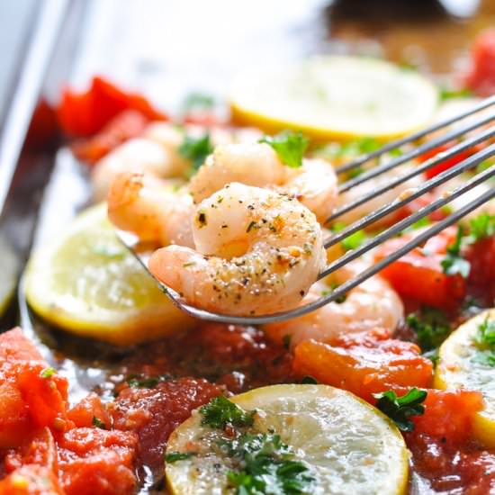 Baked Italian Shrimp