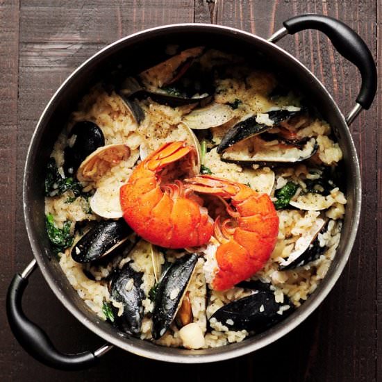 Creamy Seafood Risotto