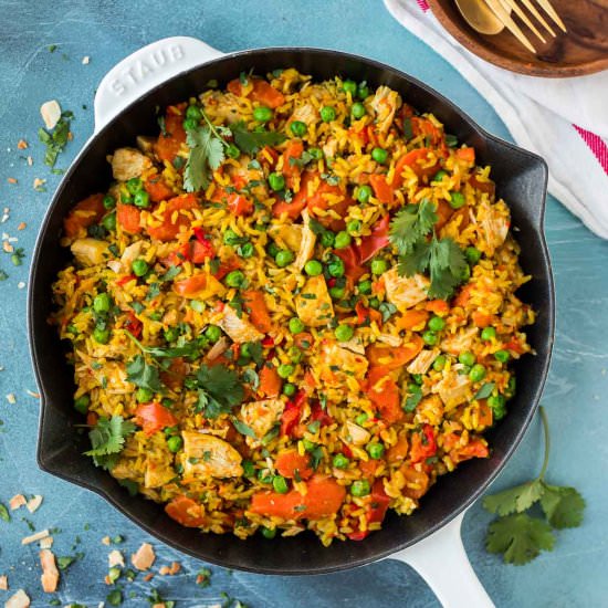 Instant Pot Golden Chicken and Rice