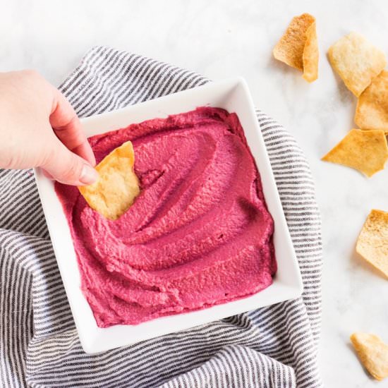 Blender Beet Hummus