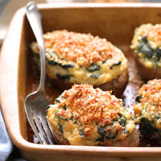 Spinach Parmesan Ranch Potatoes