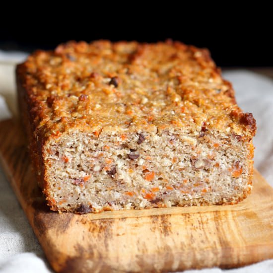 Gluten free Carrot Banana Bread