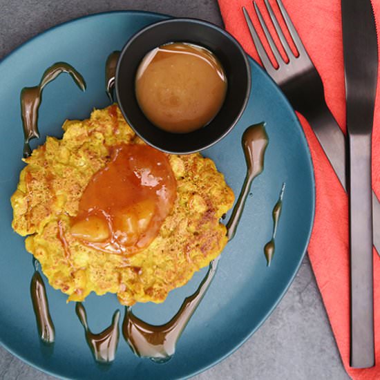 Curry Maple Chickpea Cakes