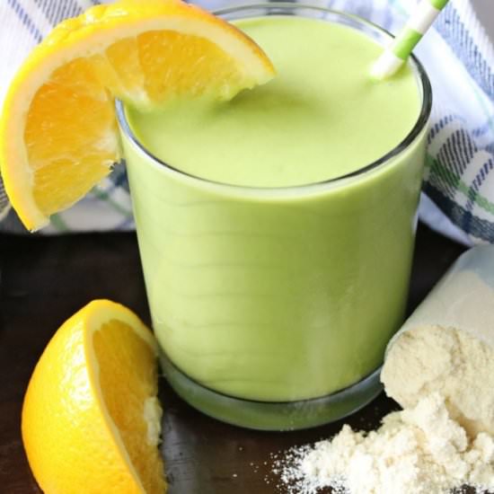 Orange Mango Green Smoothie