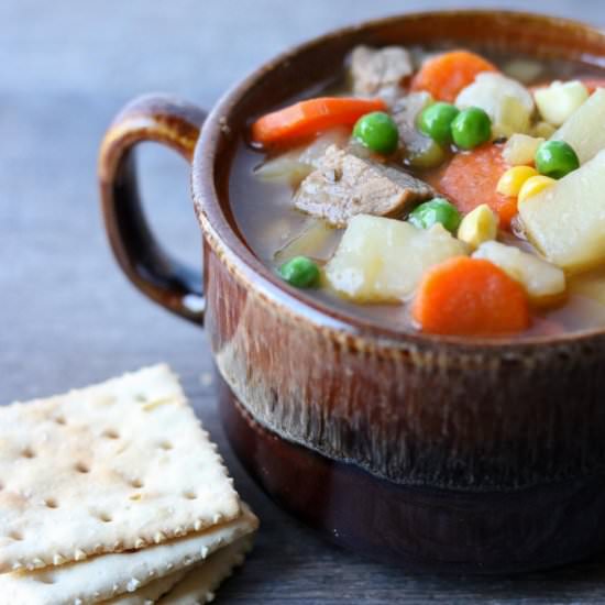 Instant Pot Steak Soup