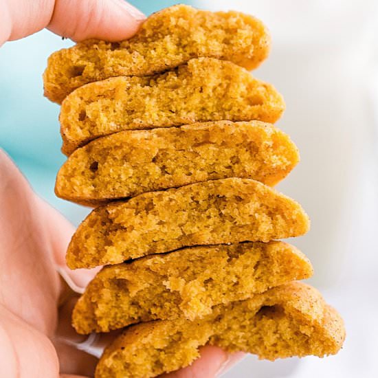 Pumpkin Snickerdoodle Cookies